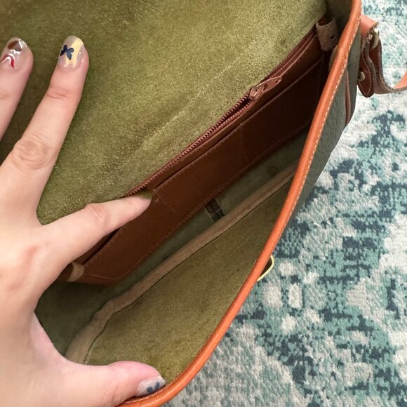 Vintage Dooney & Bourke Equestrian Line Purse Crossbody Bag - Picture 10 of 16